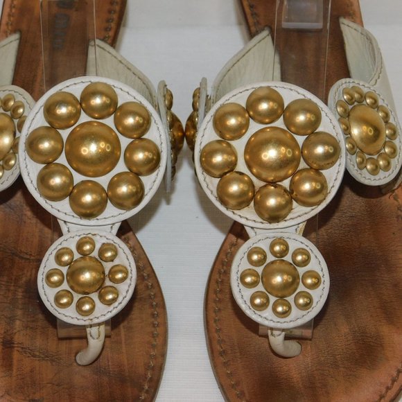 Miu Miu Sandals Made In Italy Size 36.5 - Picture 3 of 13